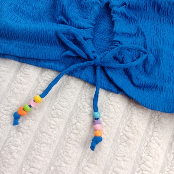 Blue Crop Top - Picture 3 of 3